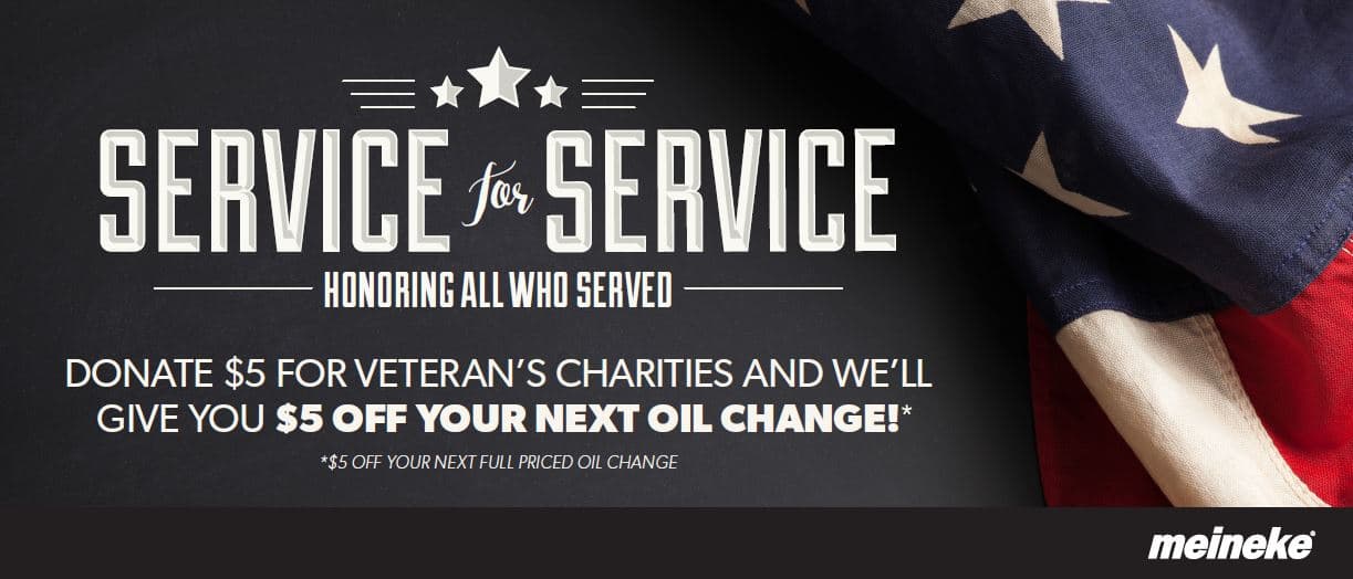 Serving Those Who Serve: Meineke Gives Back to Veterans