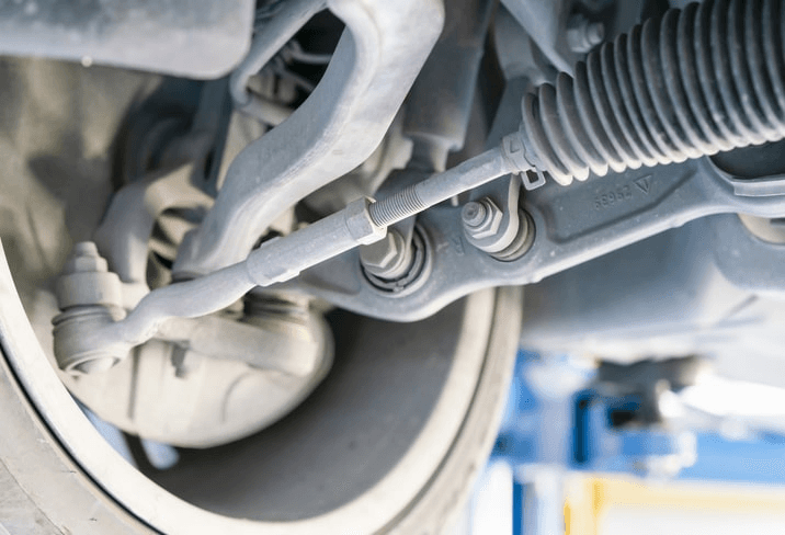 The Rack and Pinion Steering System of a vehicle