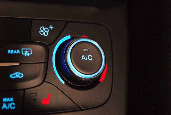 The auto Air Conditioning System inside of a vehicle
