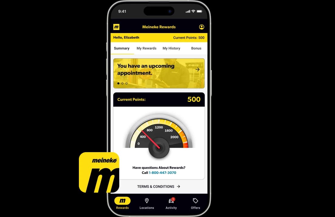 Meineke Rewards App