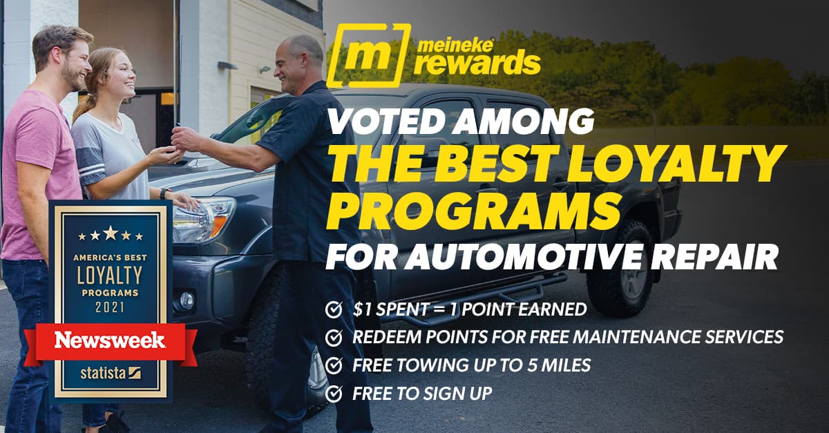 Newsweek Recognizes Meineke as One of America’s Best Loyalty Programs For Automotive Repair