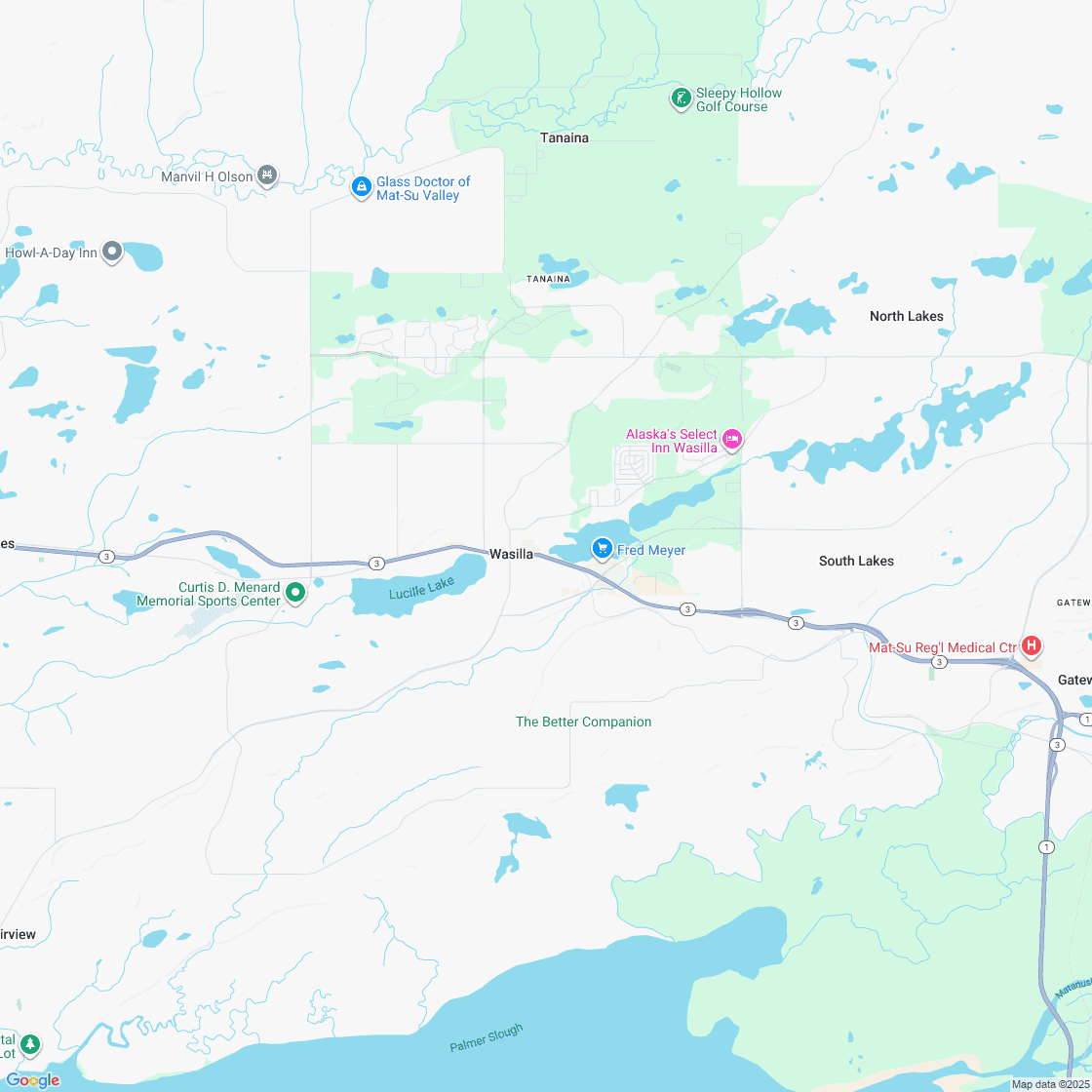 Google map showing store location