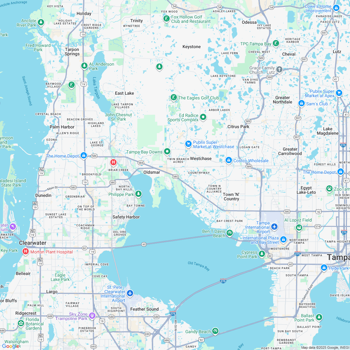 Google map showing store location