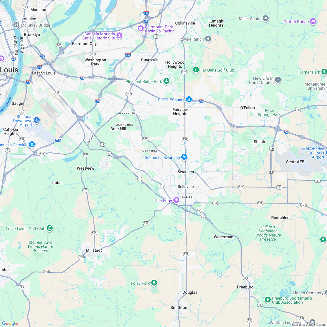 Google map showing store location