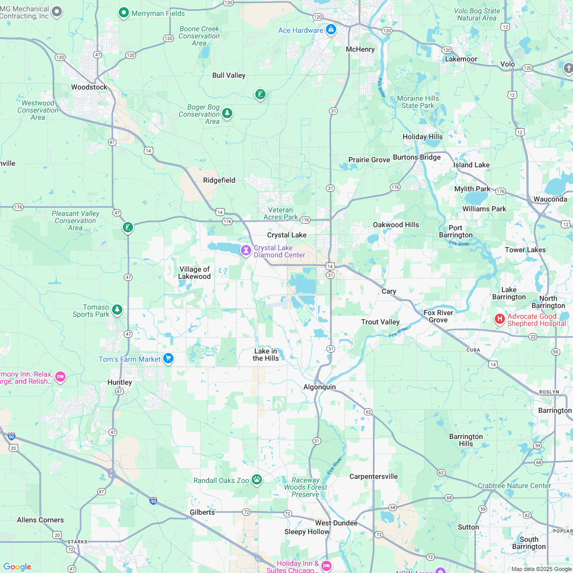 Google map showing store location