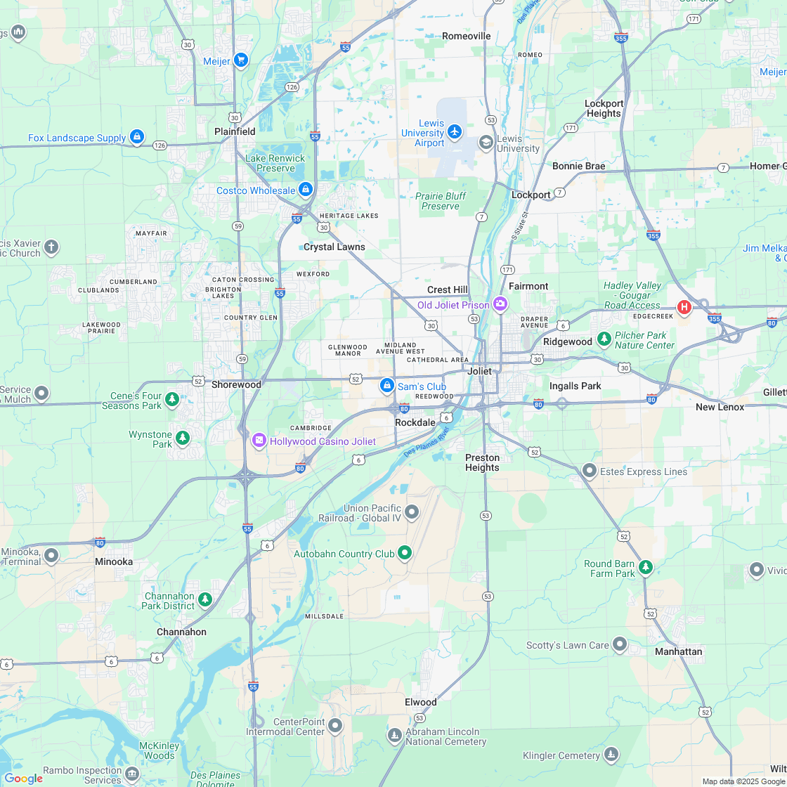 Google map showing store location