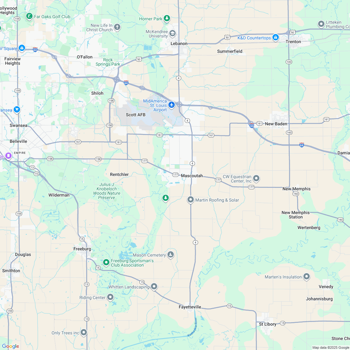Google map showing store location