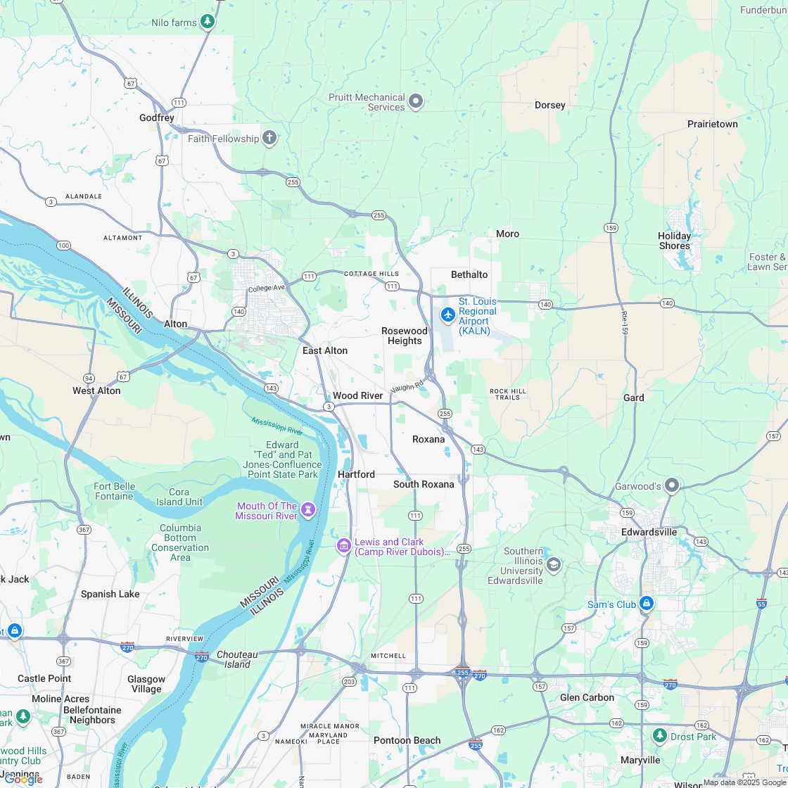 Google map showing store location