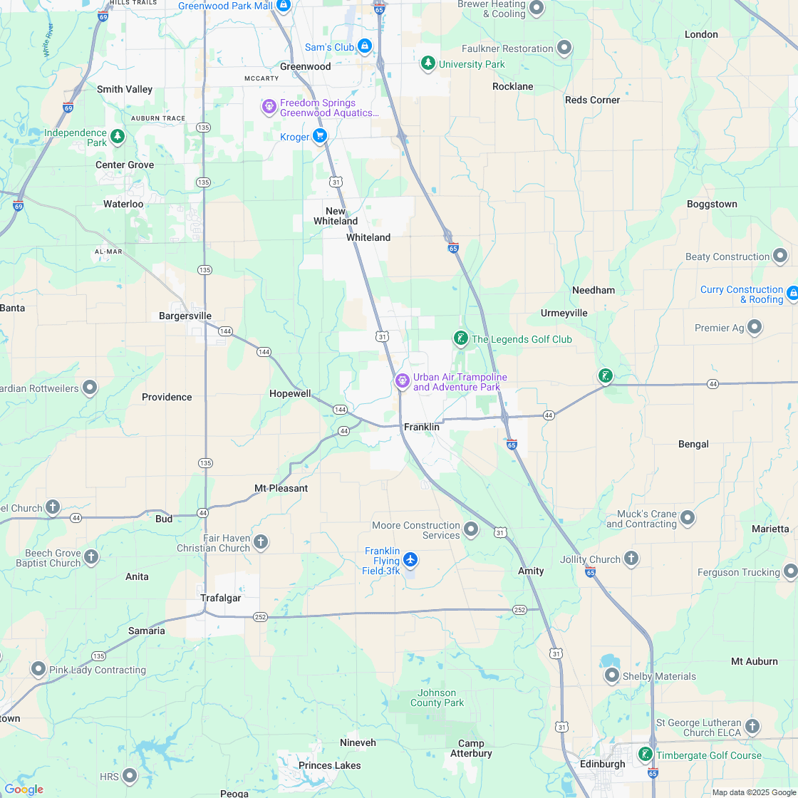 Google map showing store location