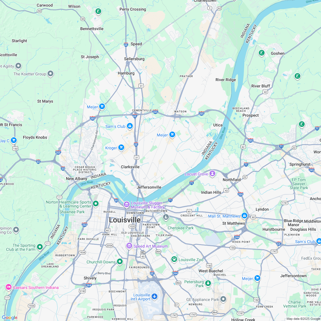Google map showing store location