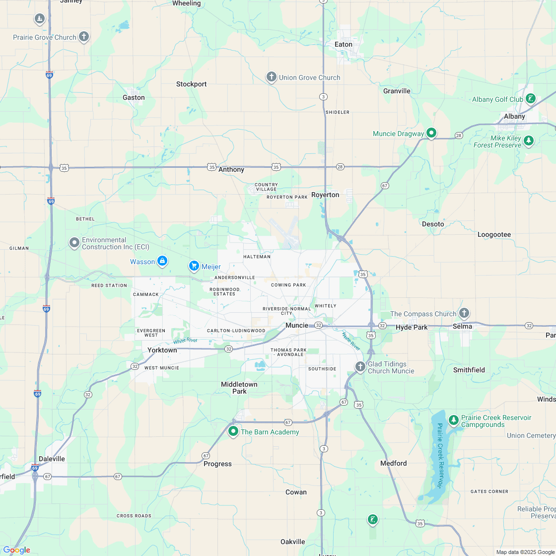 Google map showing store location