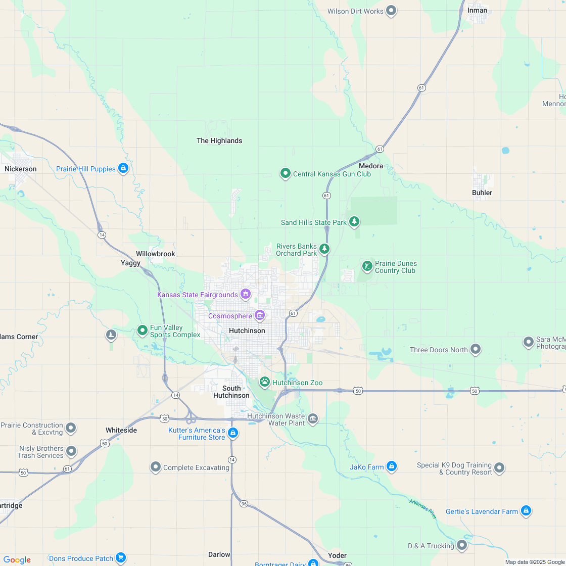 Google map showing store location