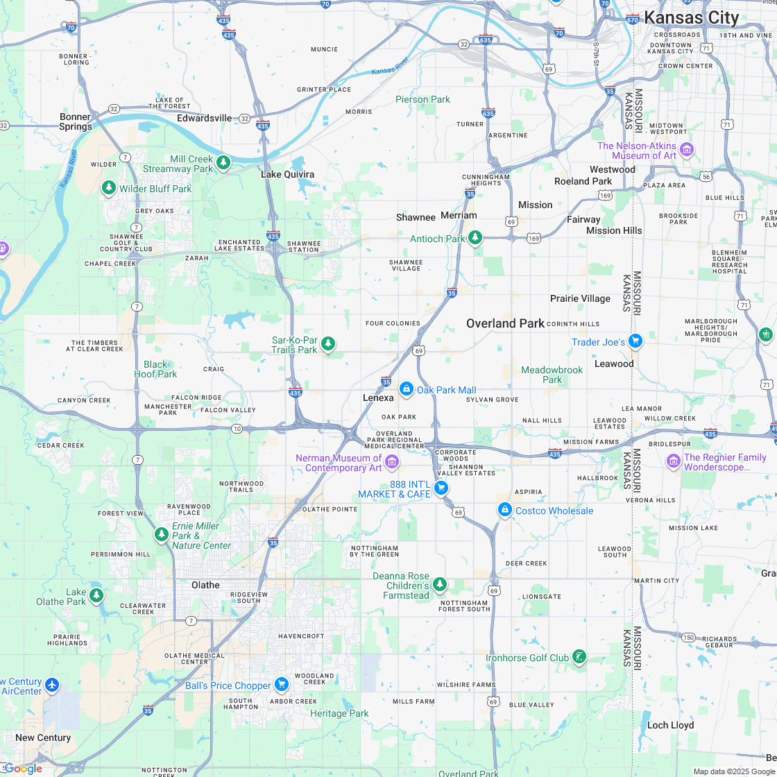 Google map showing store location