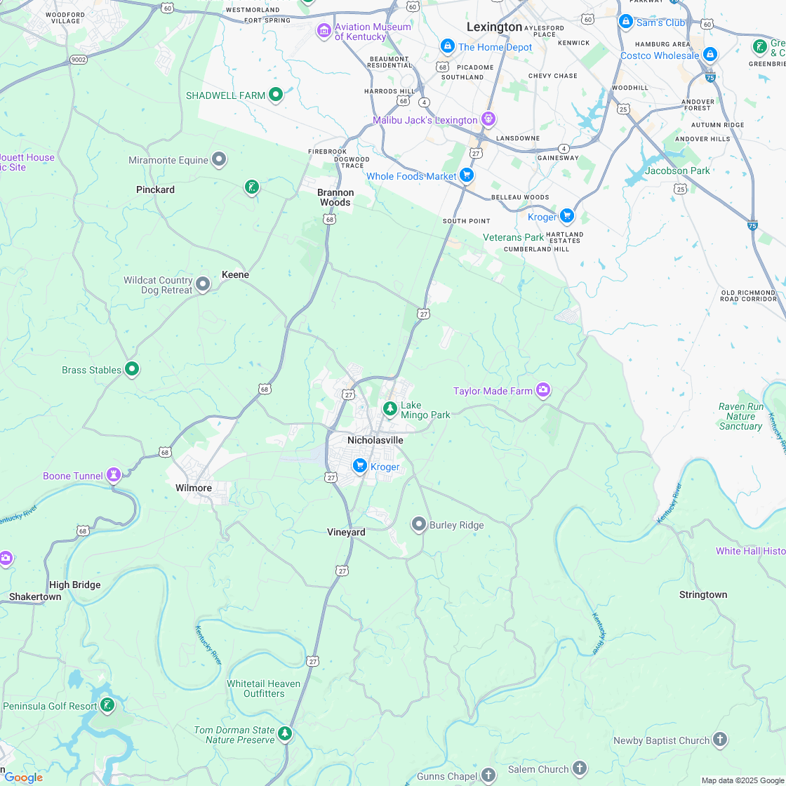 Google map showing store location