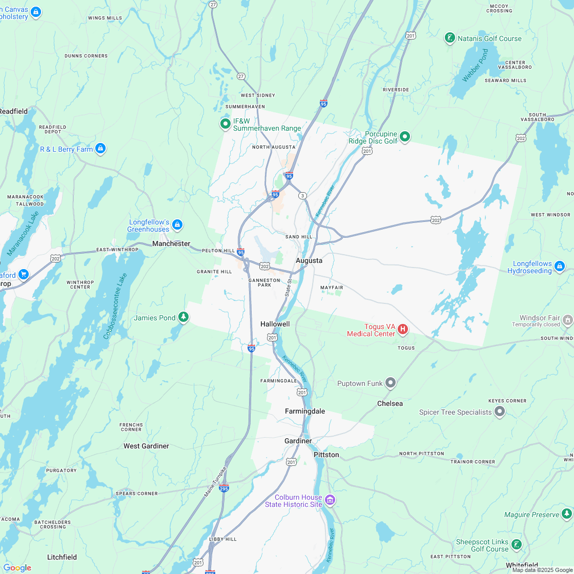 Google map showing store location