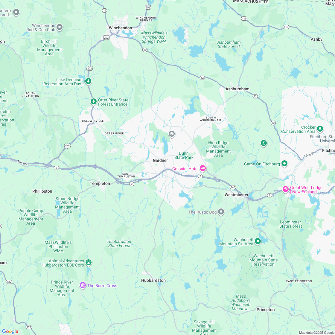 Google map showing store location