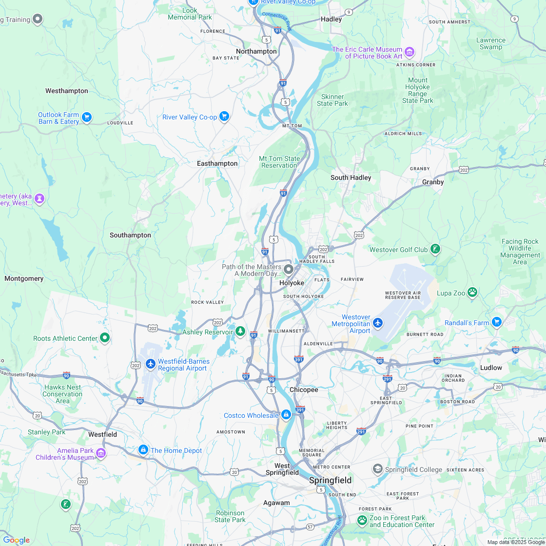 Google map showing store location