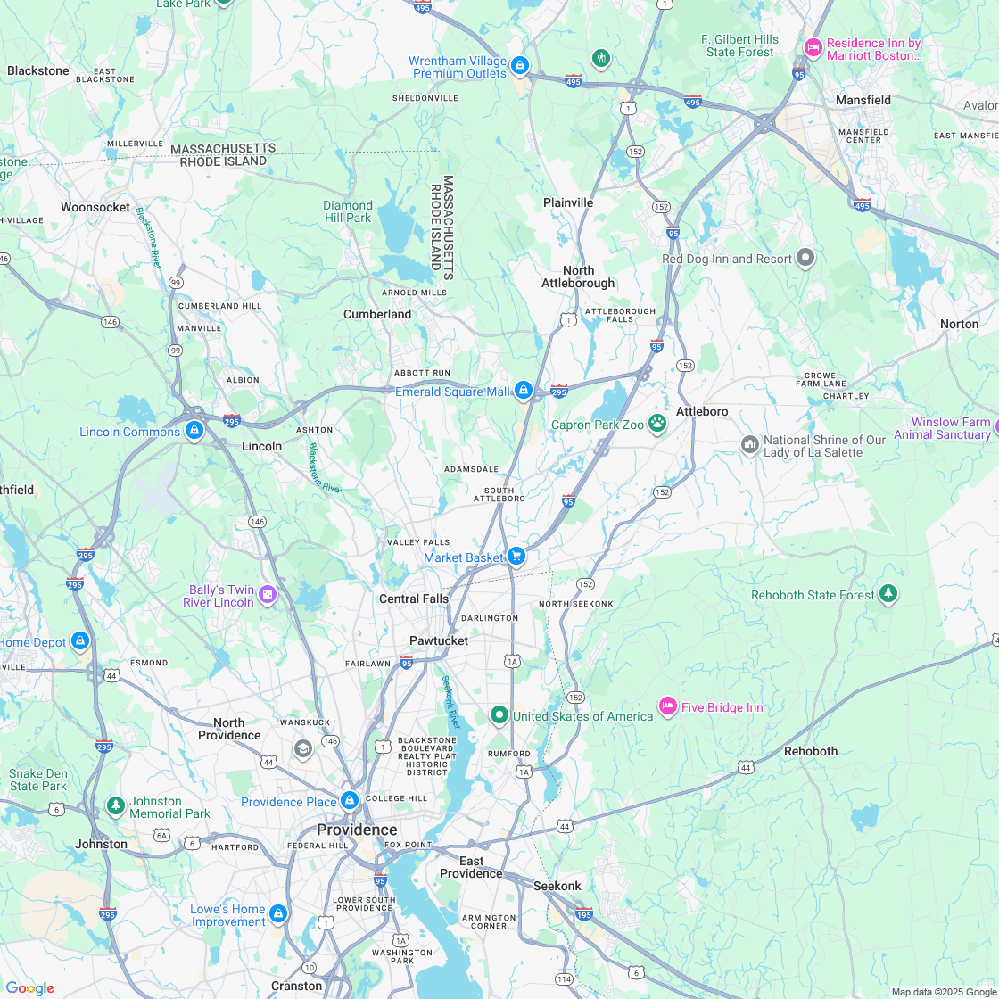 Google map showing store location