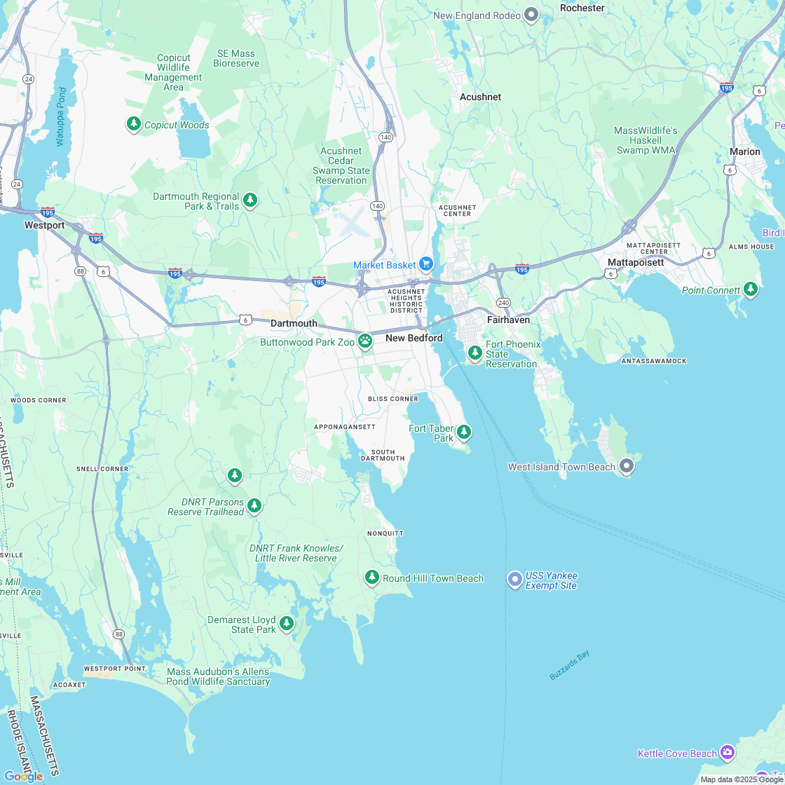 Google map showing store location