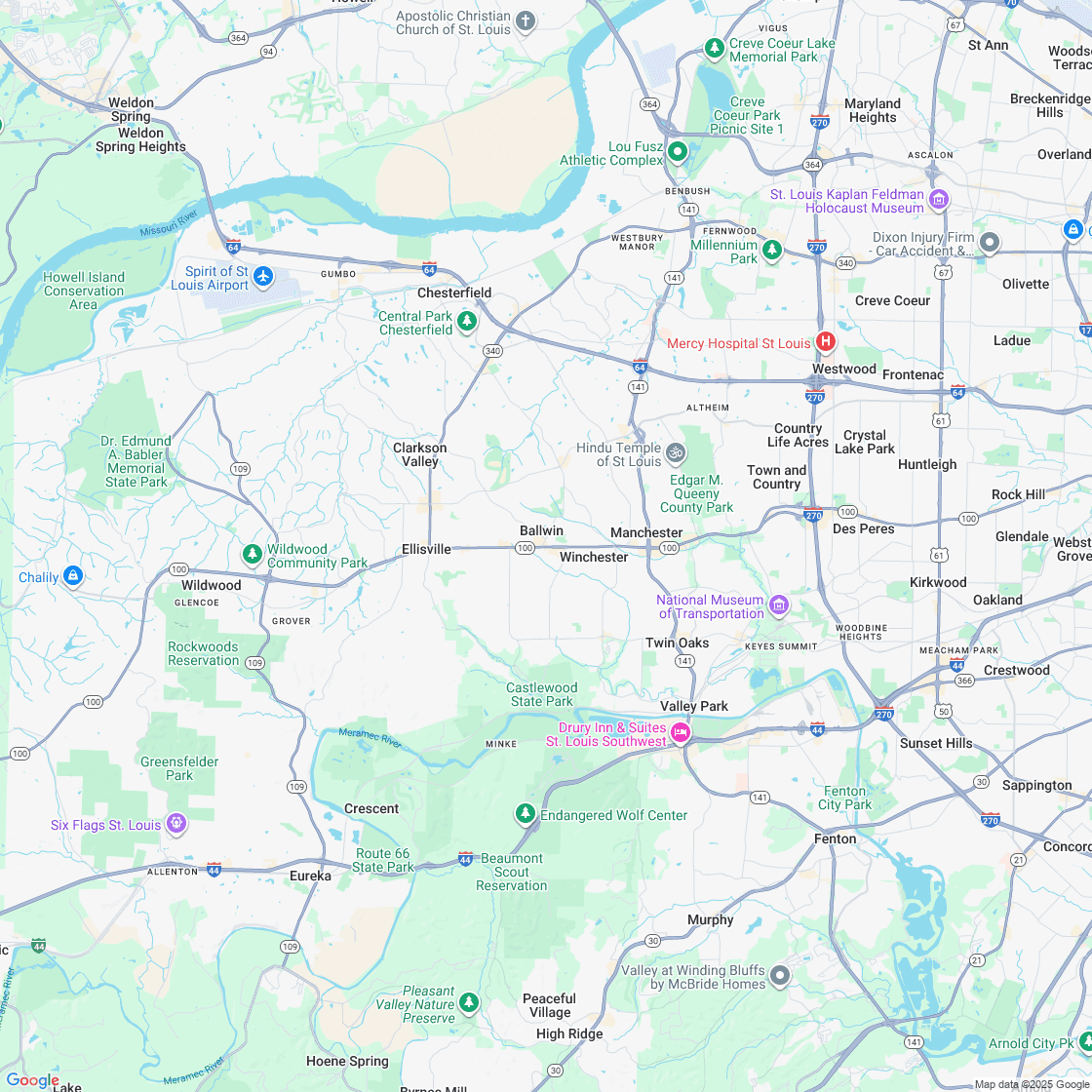 Google map showing store location