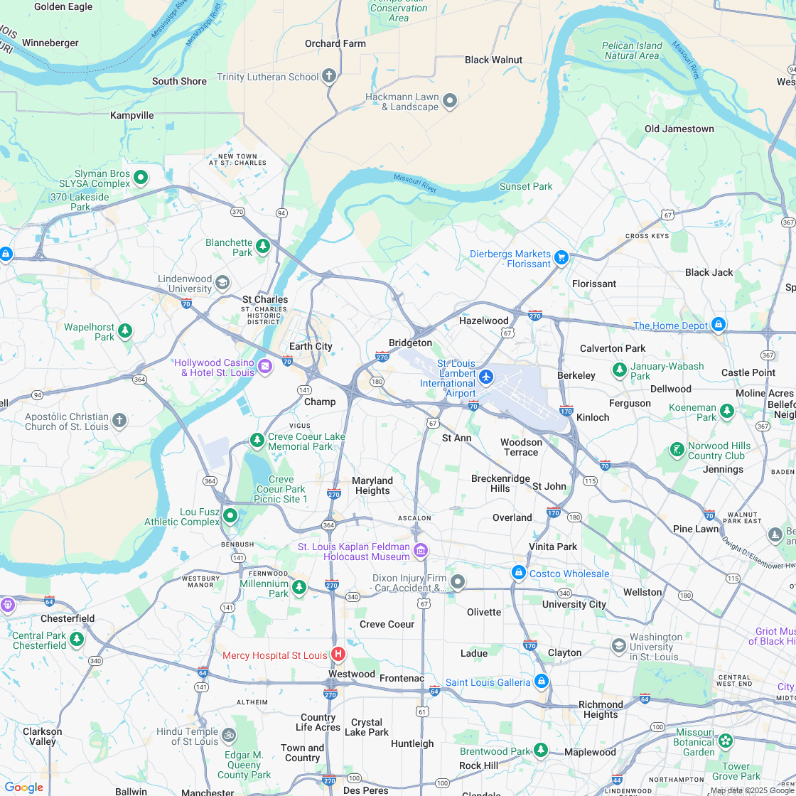 Google map showing store location