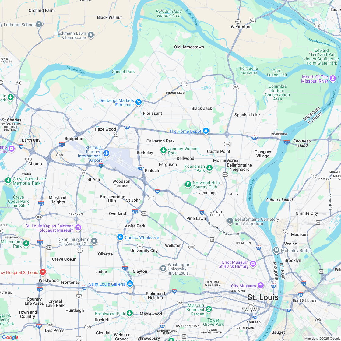 Google map showing store location