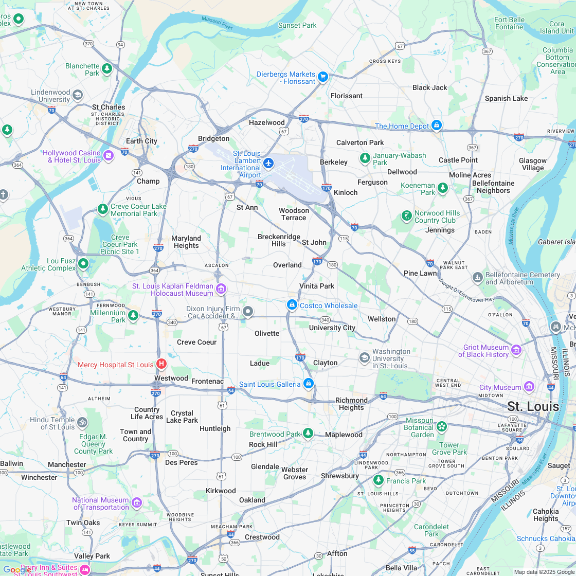 Google map showing store location