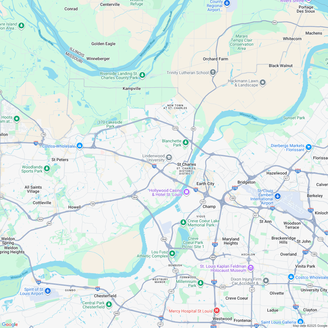 Google map showing store location