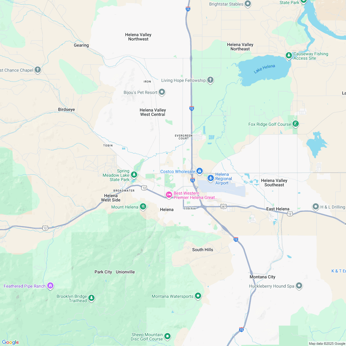 Google map showing store location
