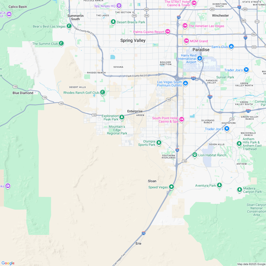 Google map showing store location