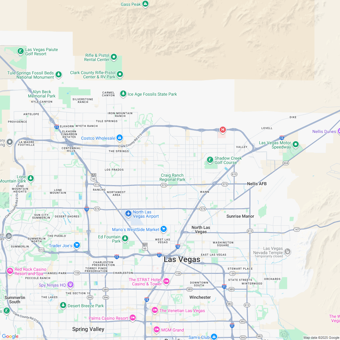 Google map showing store location