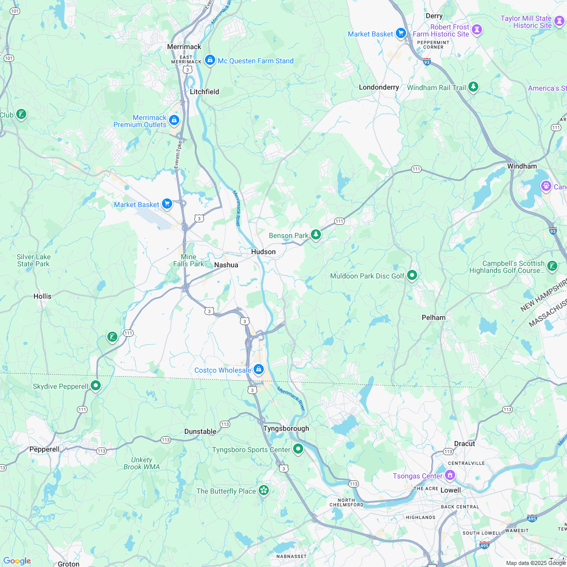 Google map showing store location