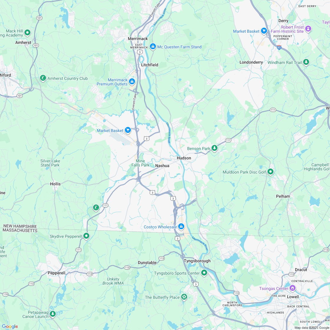 Google map showing store location