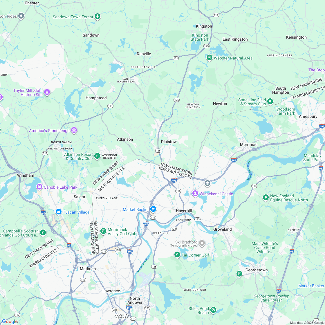 Google map showing store location