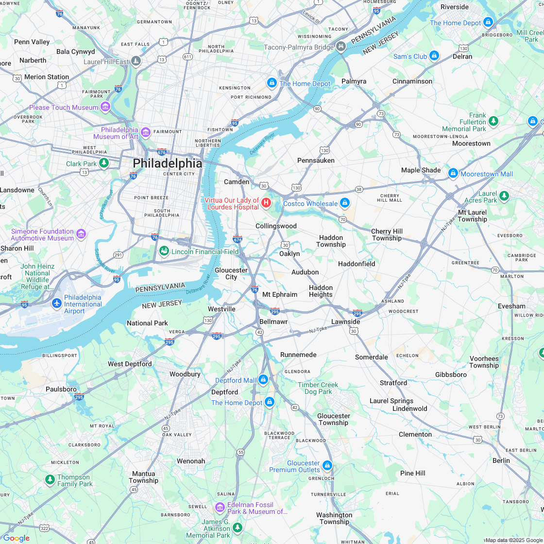 Google map showing store location