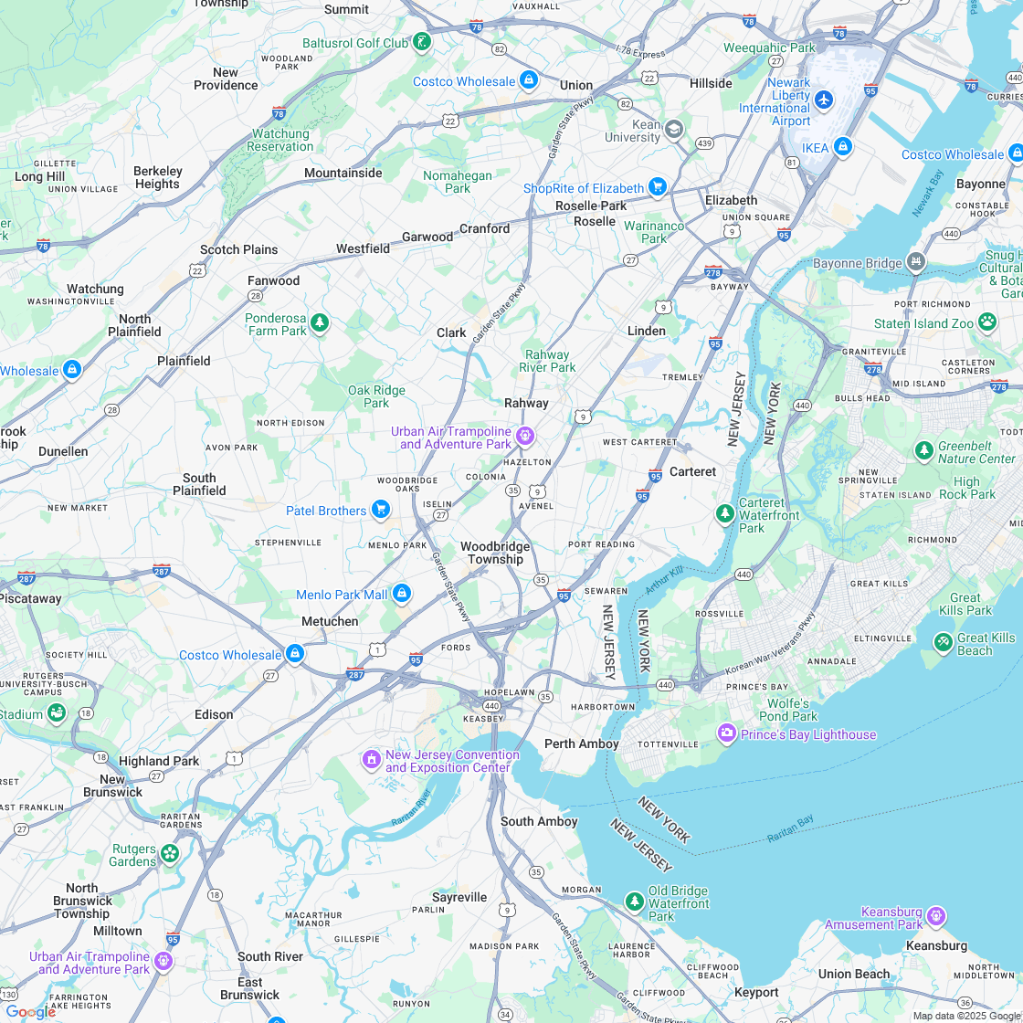 Google map showing store location