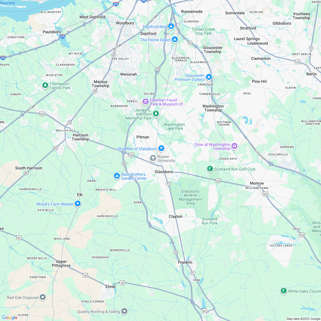 Google map showing store location