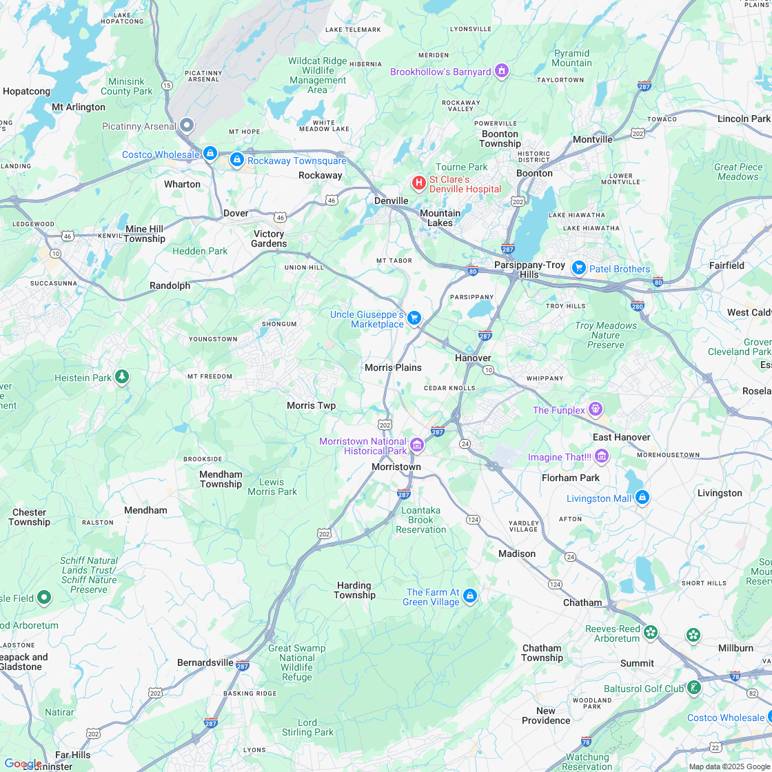 Google map showing store location