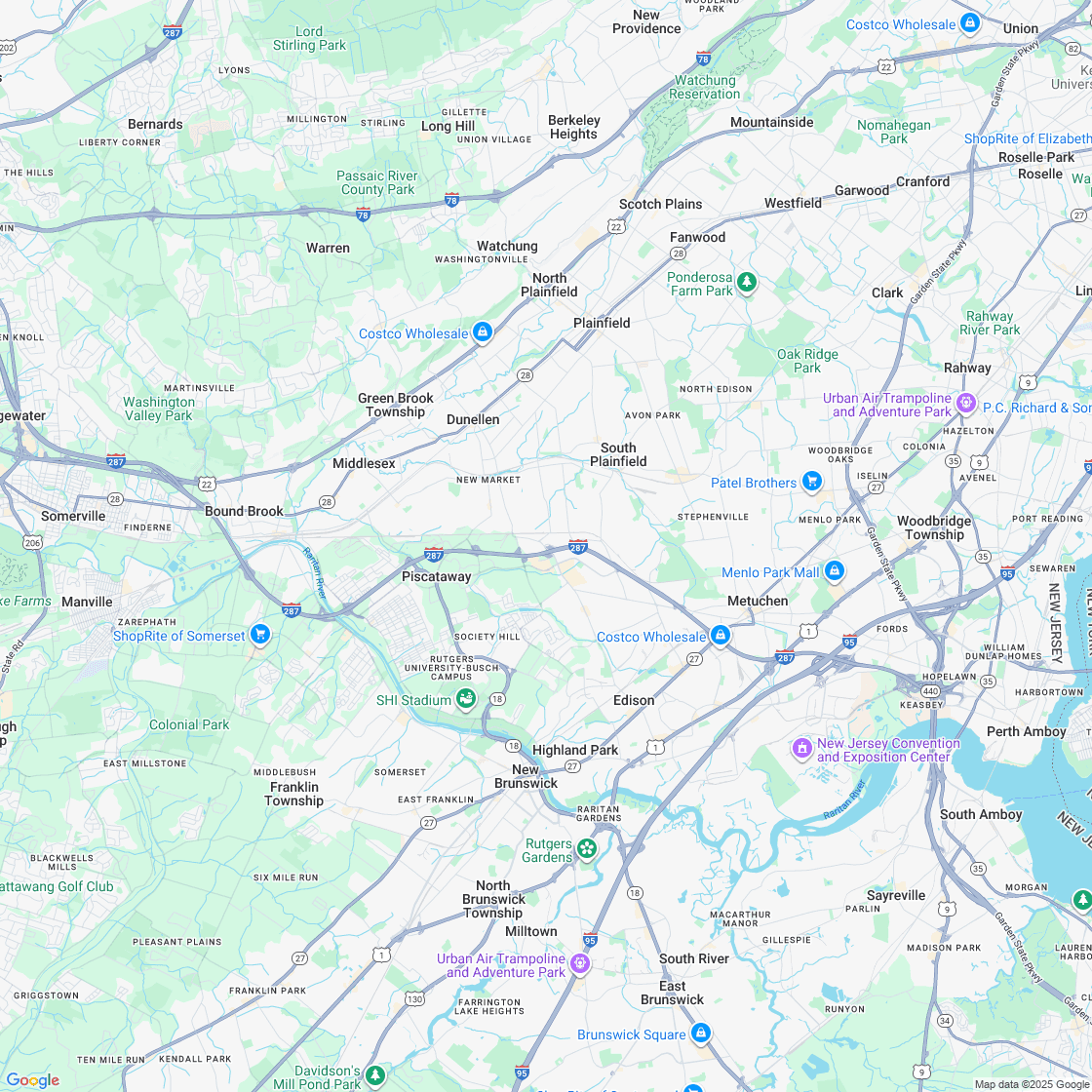 Google map showing store location