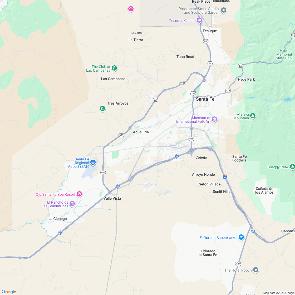 Google map showing store location