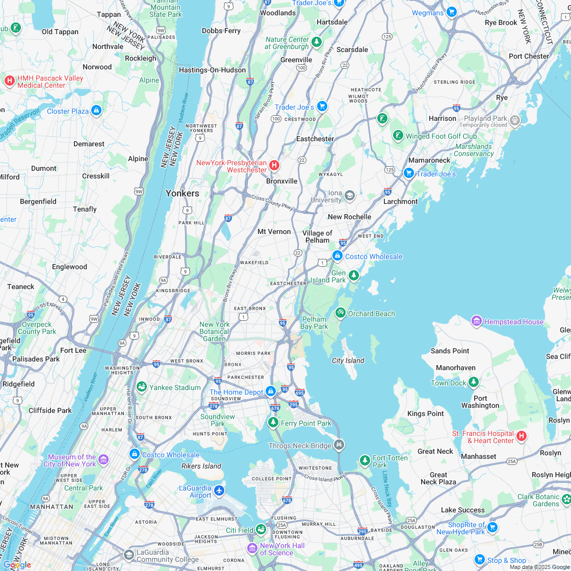 Google map showing store location