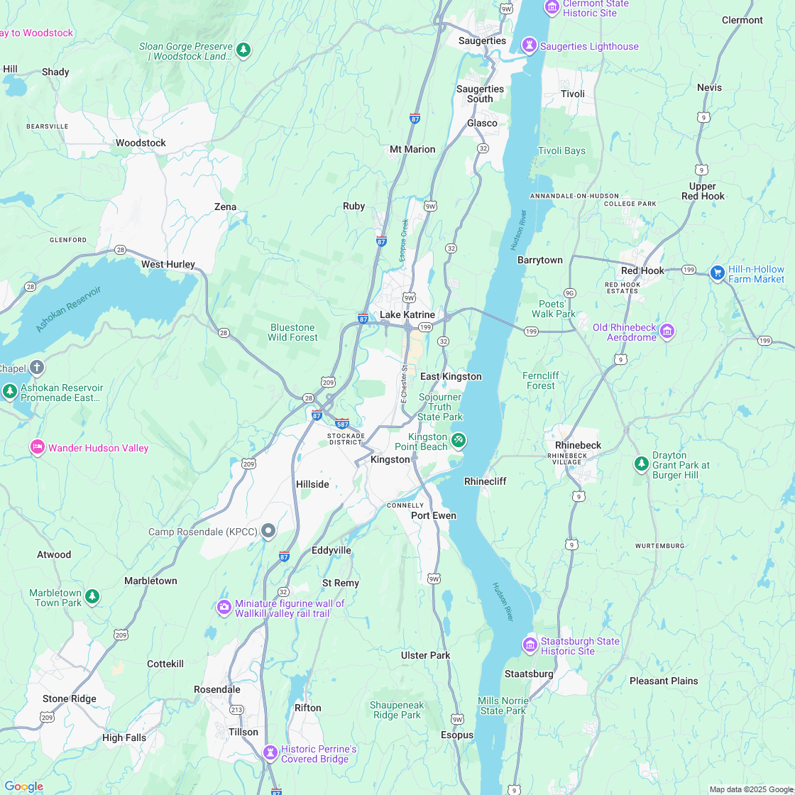 Google map showing store location