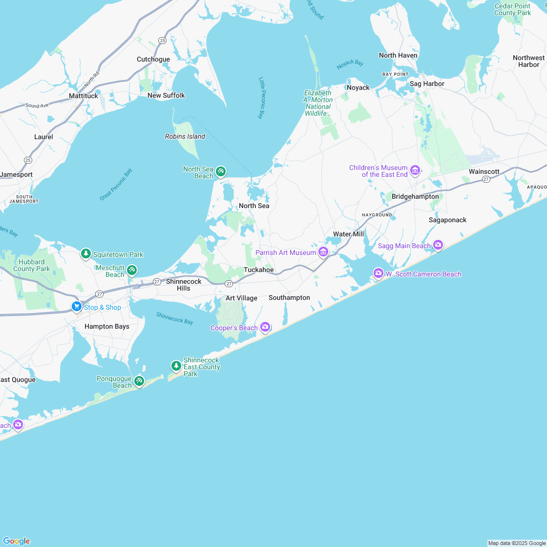 Google map showing store location