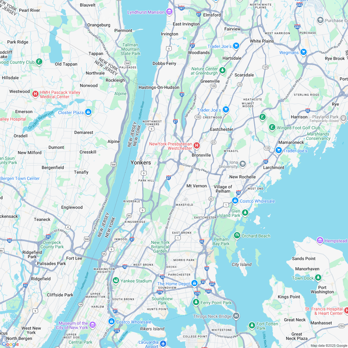 Google map showing store location