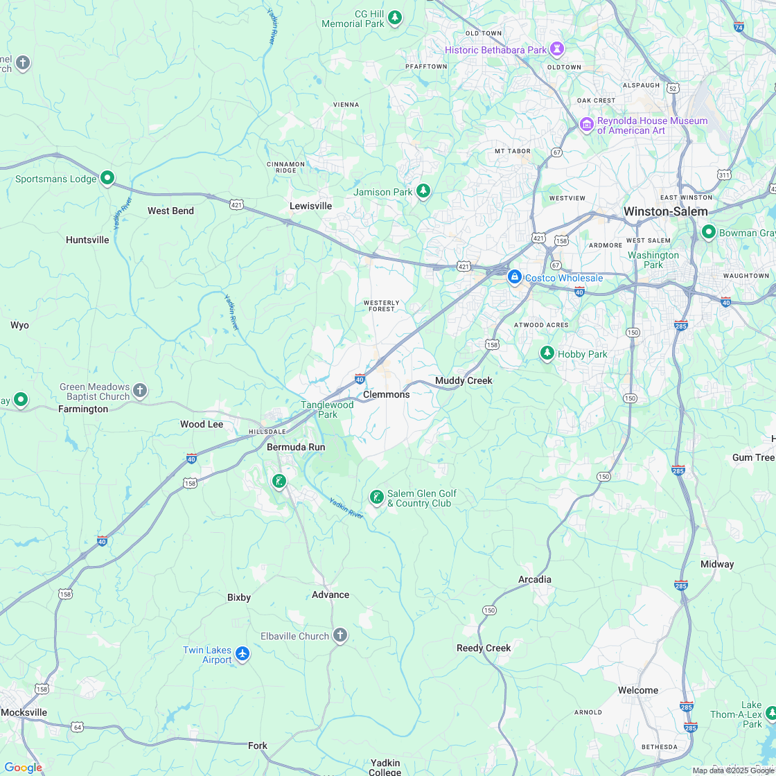 Google map showing store location