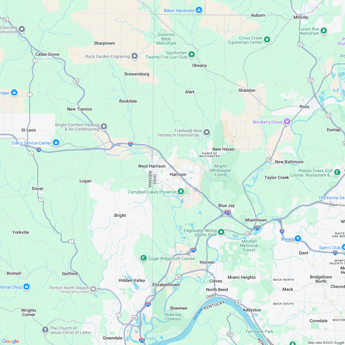 Google map showing store location