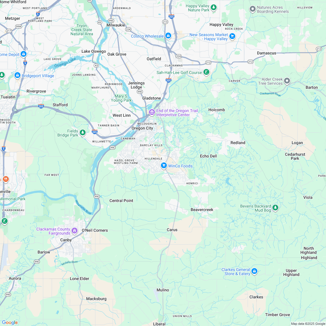 Google map showing store location