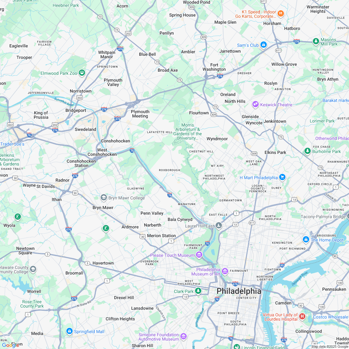 Google map showing store location