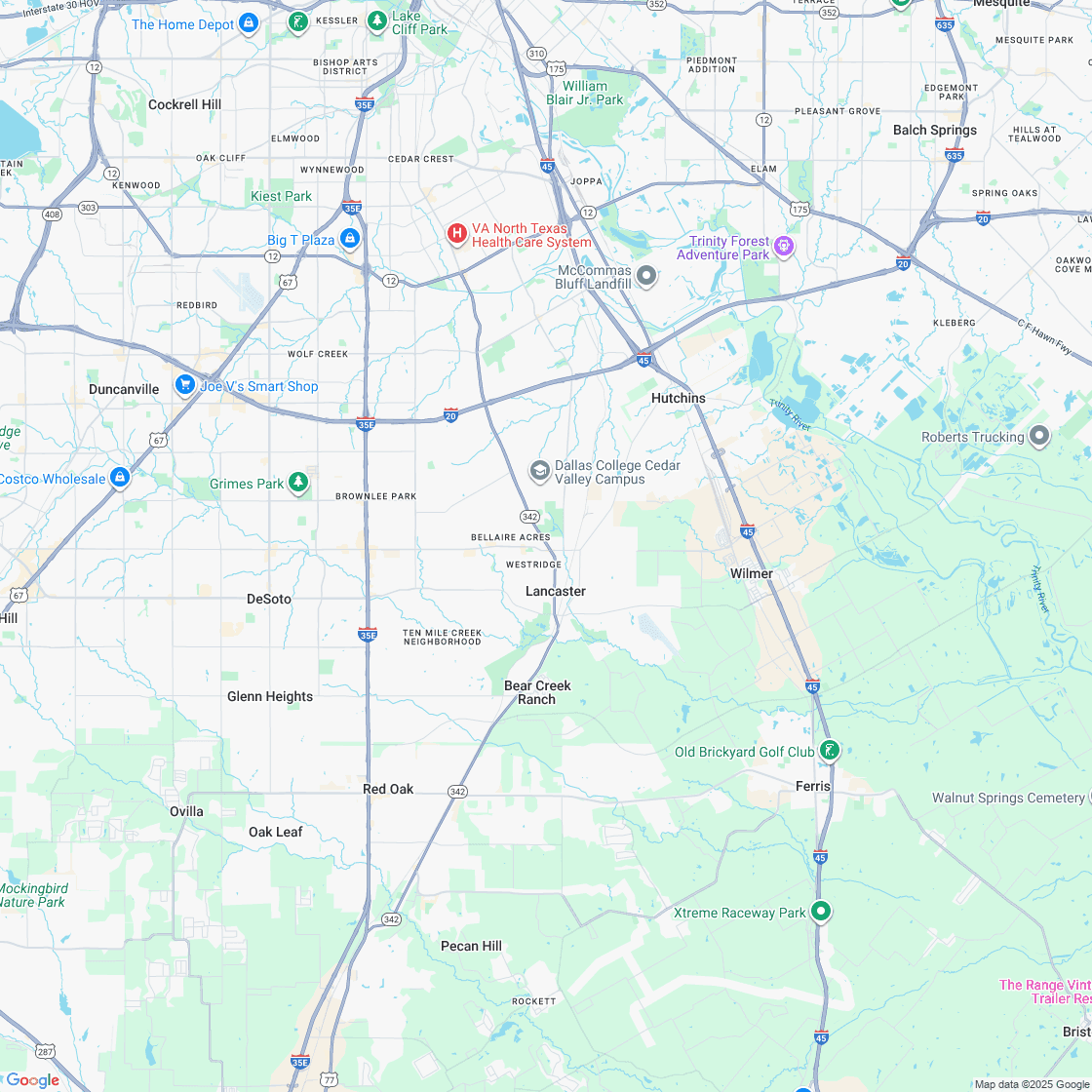 Google map showing store location
