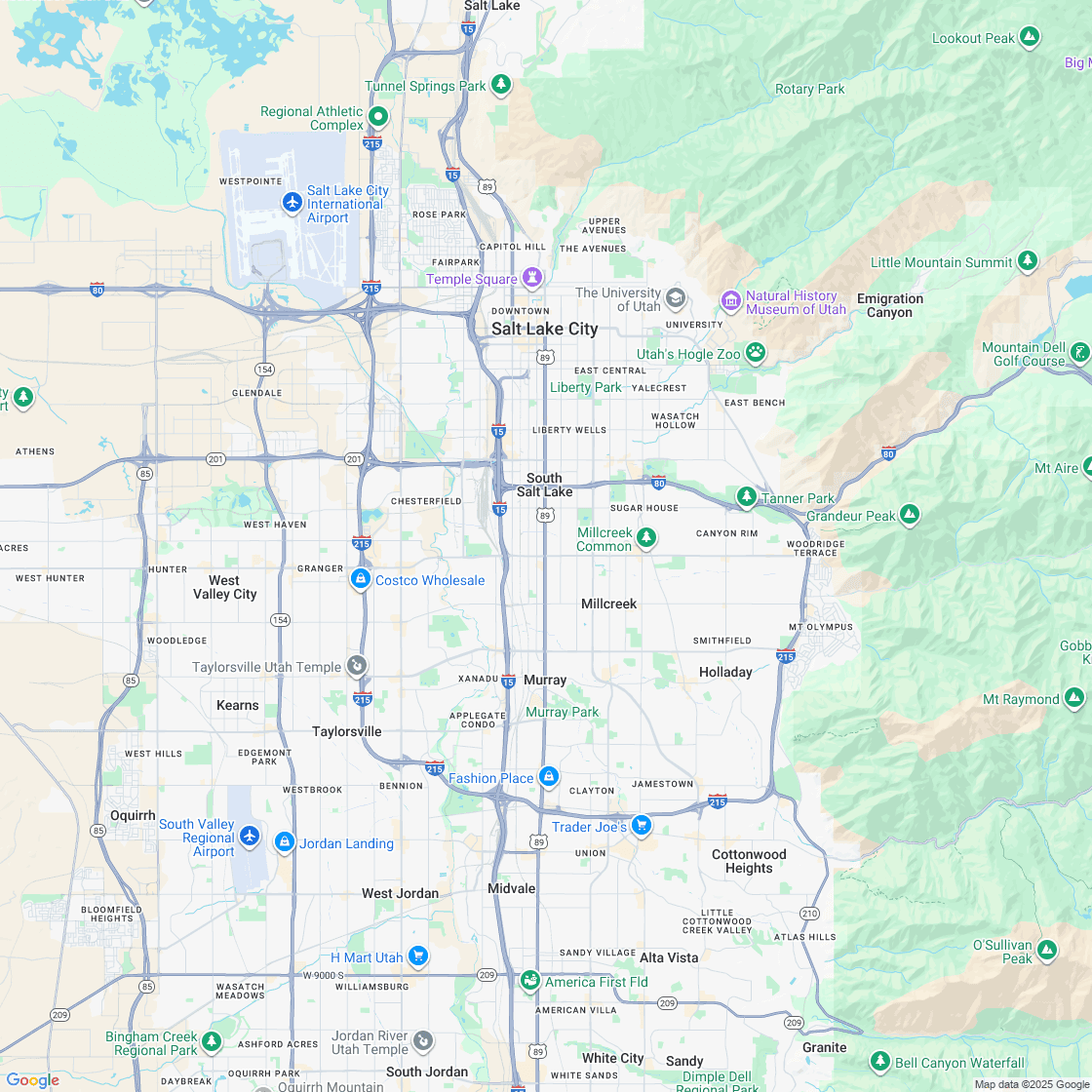 Google map showing store location